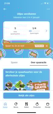 Spaarkaarten dagje uit ah
