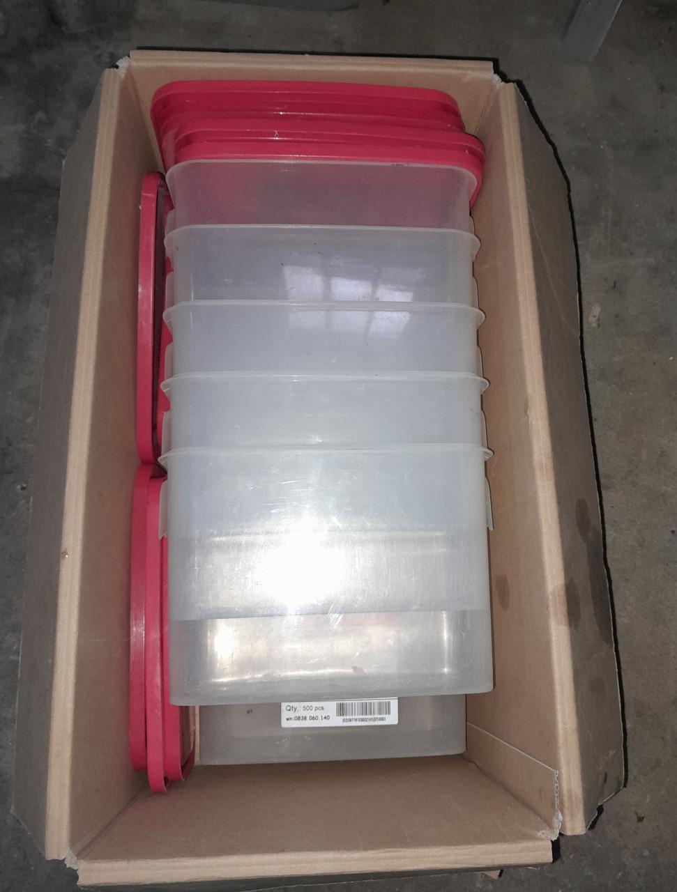 Partij div kunststof hobby koffers en opberg dozen met vakverdeling