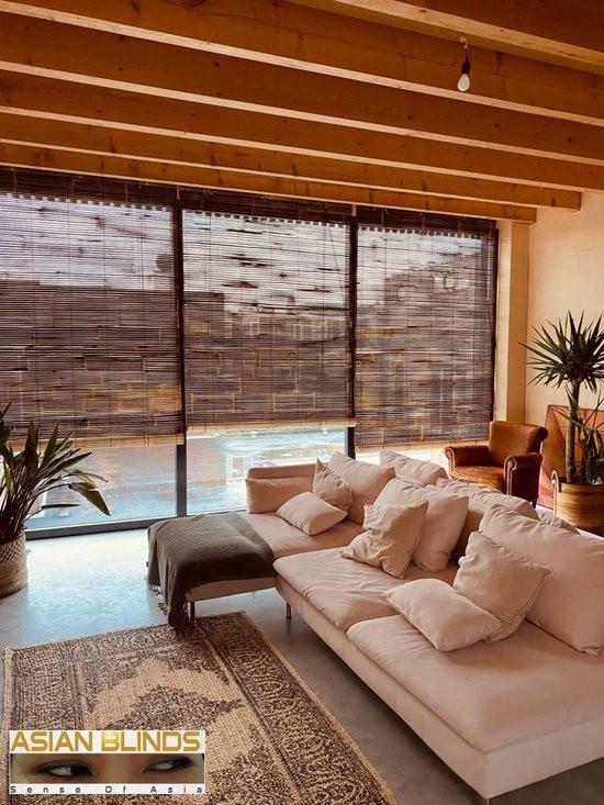 BAMBOE ROLGORDIJNEN 7 STUKS