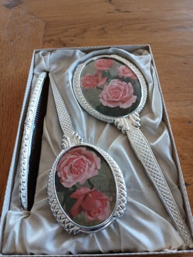 Antieke borstel set.