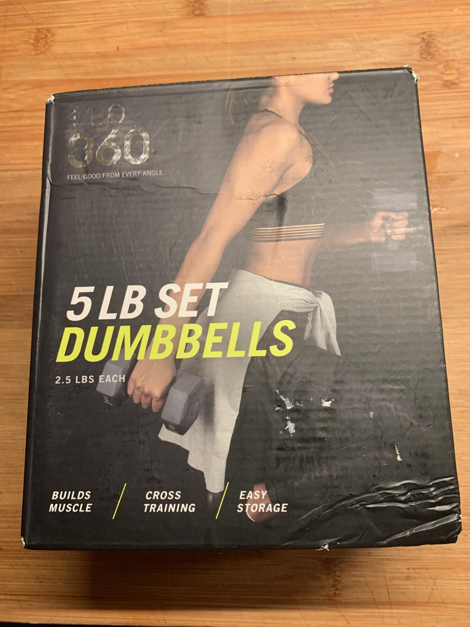 5 LB set DUMBBELLS