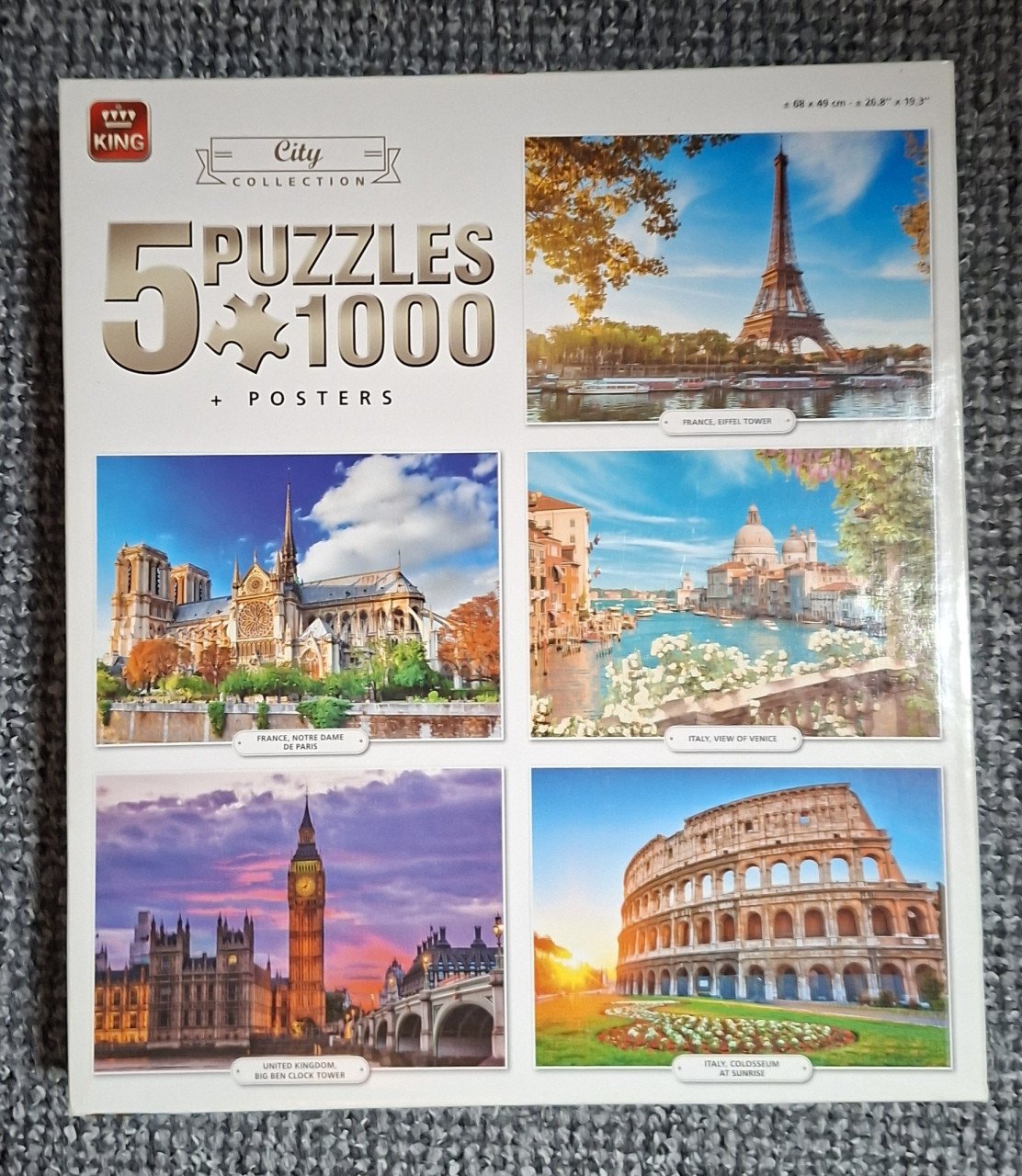 King puzzels 1000 stukjes