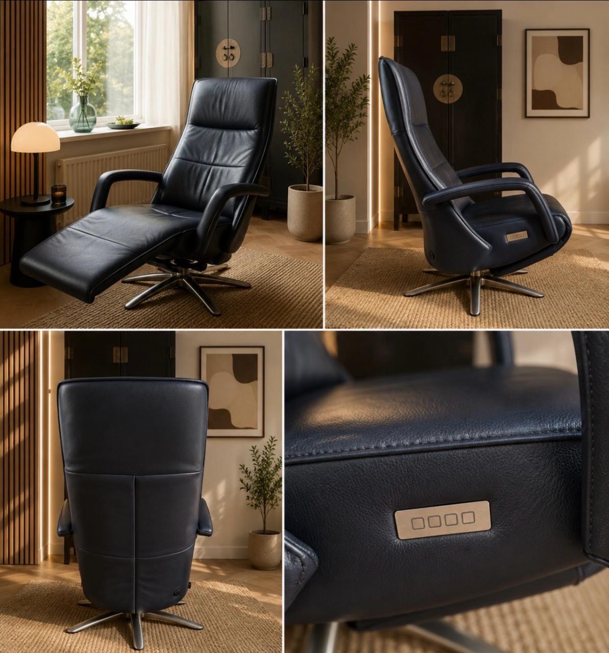 Zeer degelijke elektrische relaxfauteuil Twice mt L