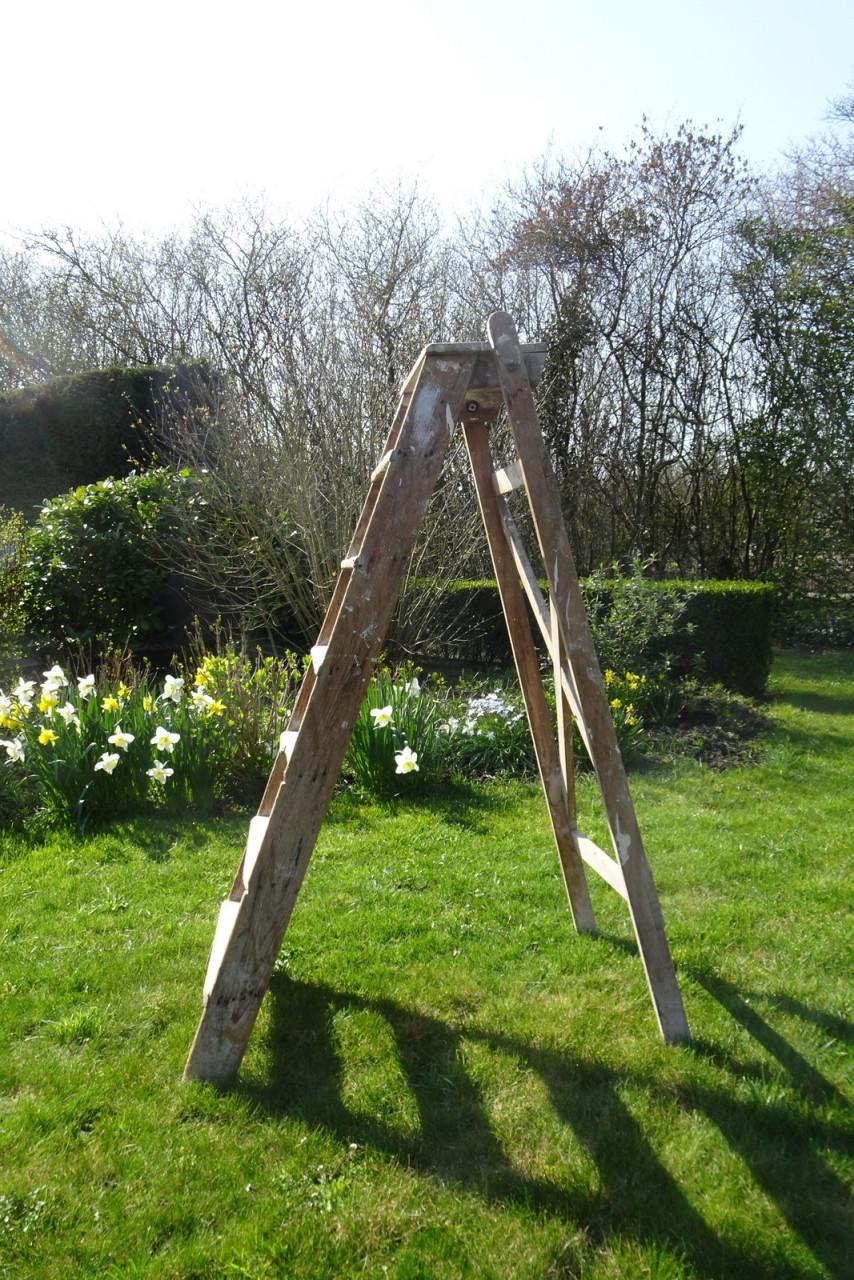 Houten schilders trap