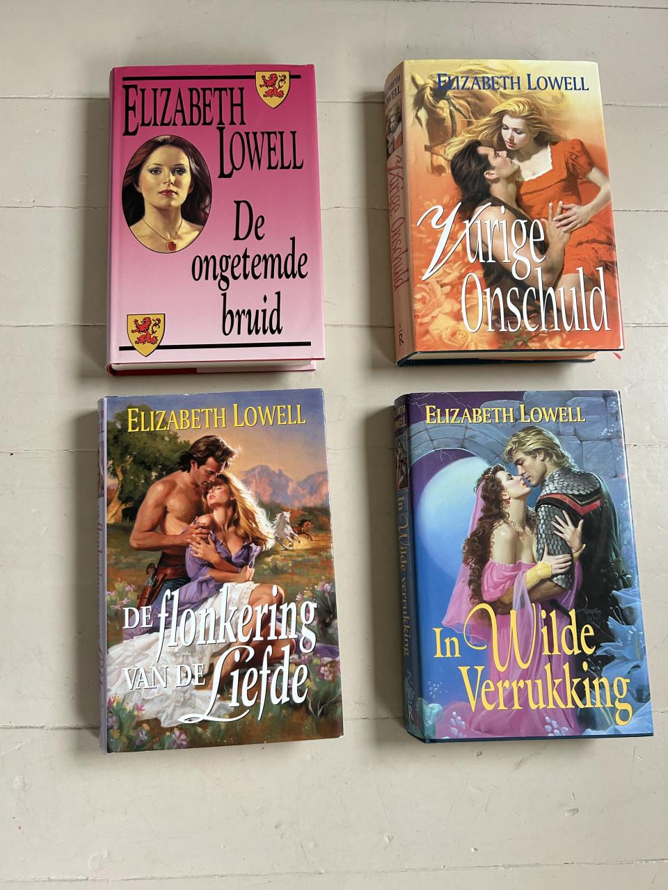 4 x Elizabeth Lowell - historische romans