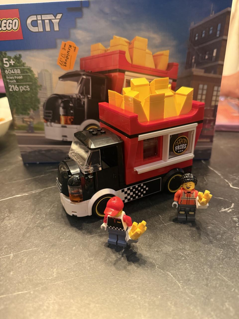 Lego 60488 FOODTTRUCK  1x in elkaar gezet