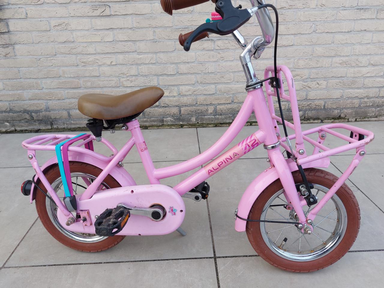 Mooie kinderfiets voor meisjes.