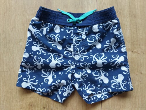 Leuke donkerblauwe zwembroek (maat 86 – 92 | z.g.a.n.) €2,-
