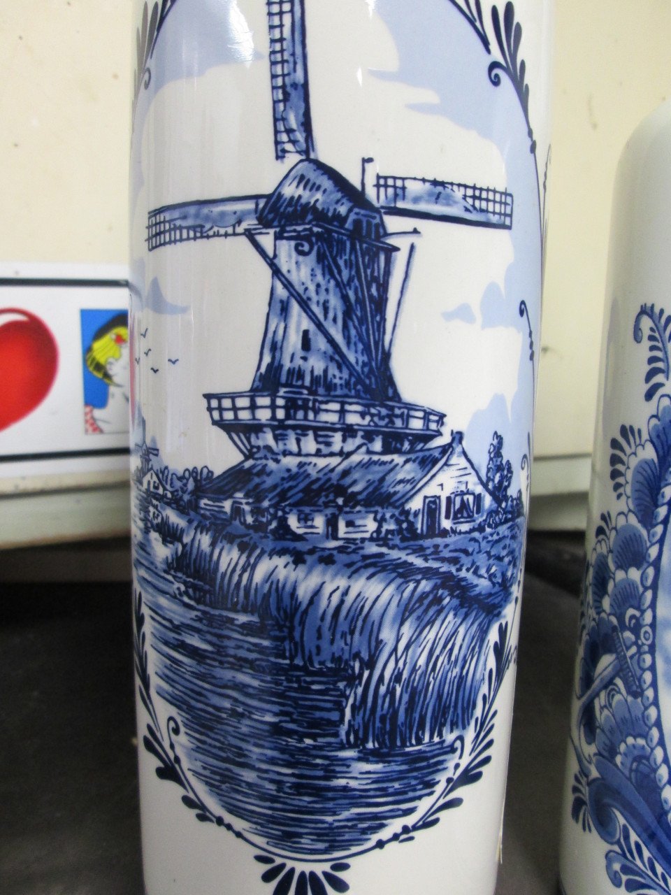 2 delft blauwe kruiken