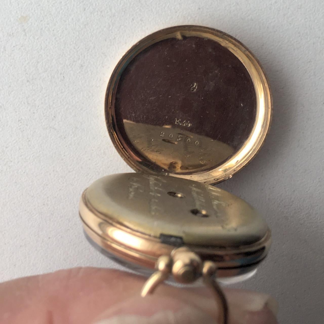 Prachtig 14 kt gouden Ladies Pocket Watch