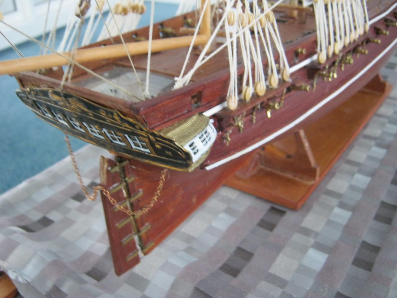 Modelschip Constitution.