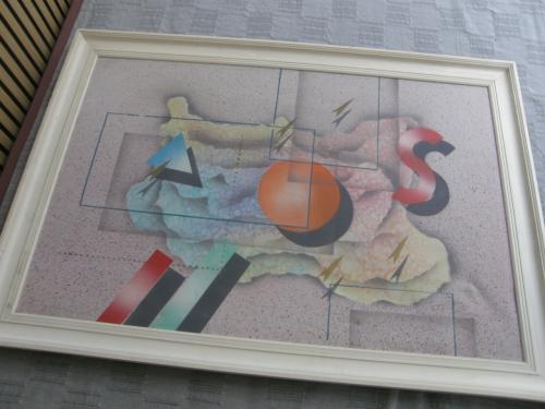 Geometrische schilderij