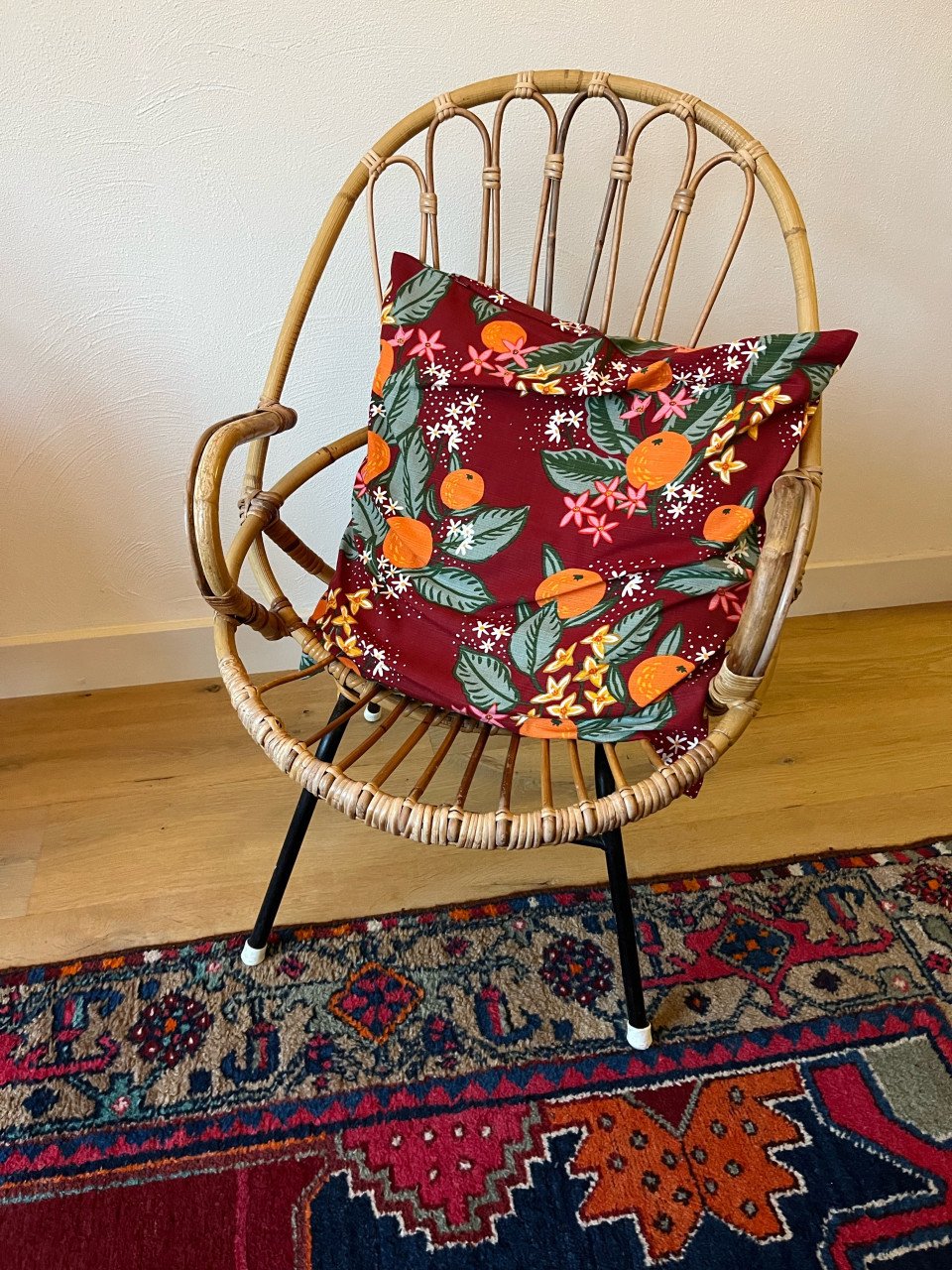 2 vintage rotan stoelen