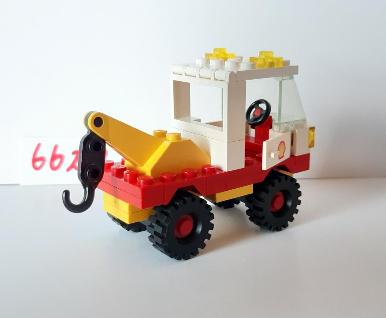 Lego 6628 sleepwagen Shell met minifiguur Shell: vintage