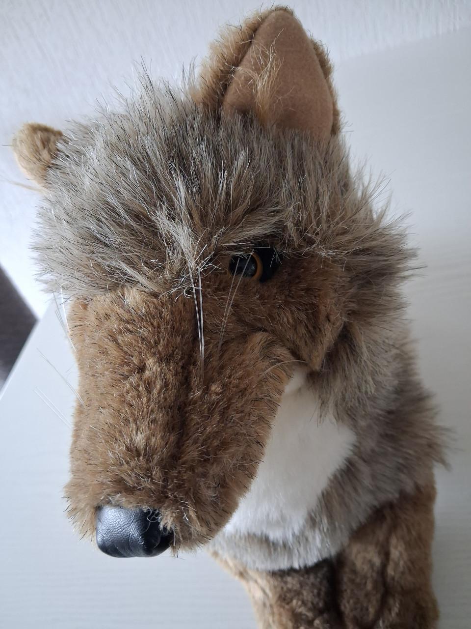 Folkmanis handpop knuffel Coyote (retired)