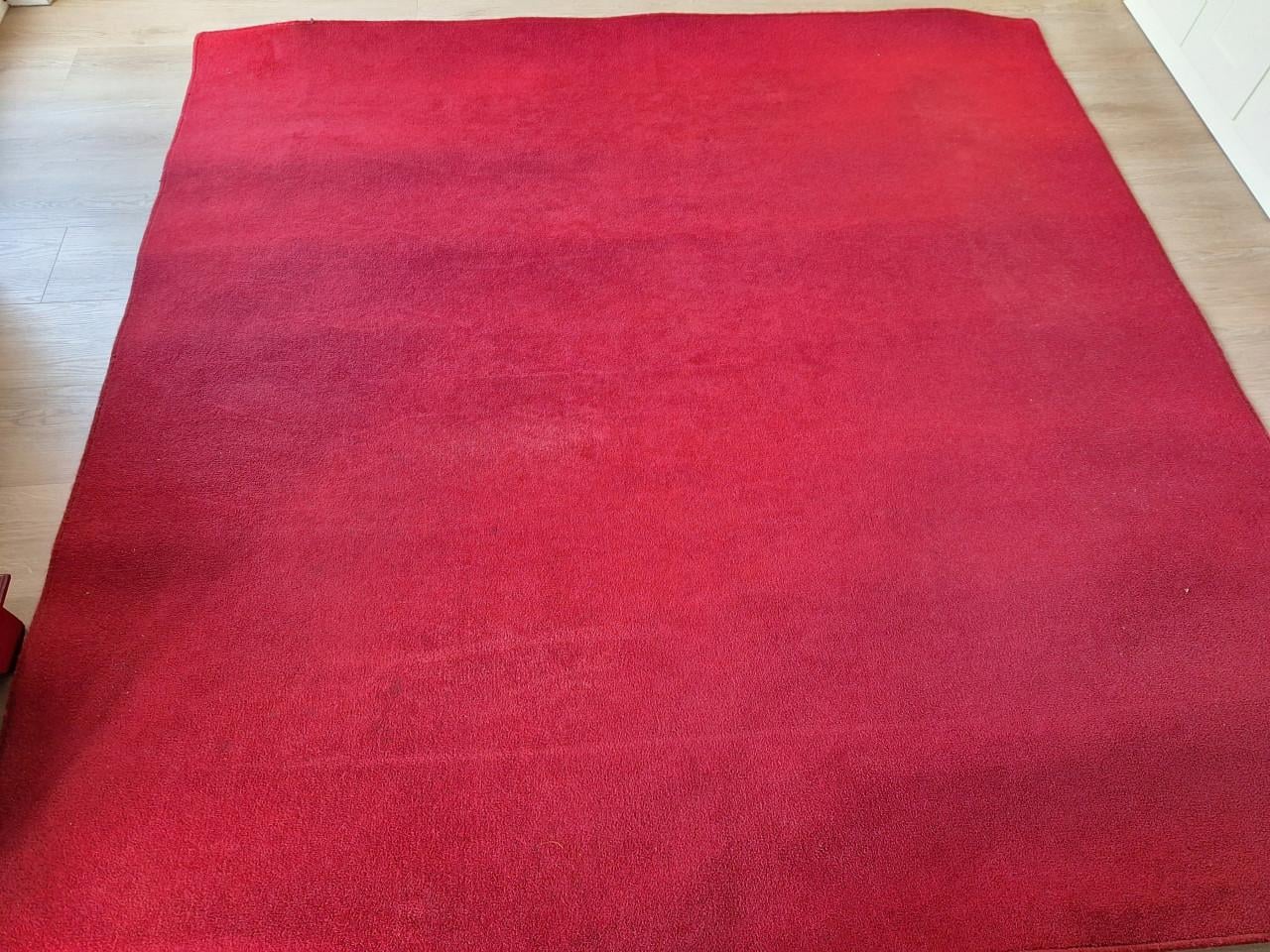 Wollen vloerkleed 230x230 cm.