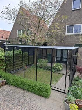 Aluminium kattenrennen/verblijven..........