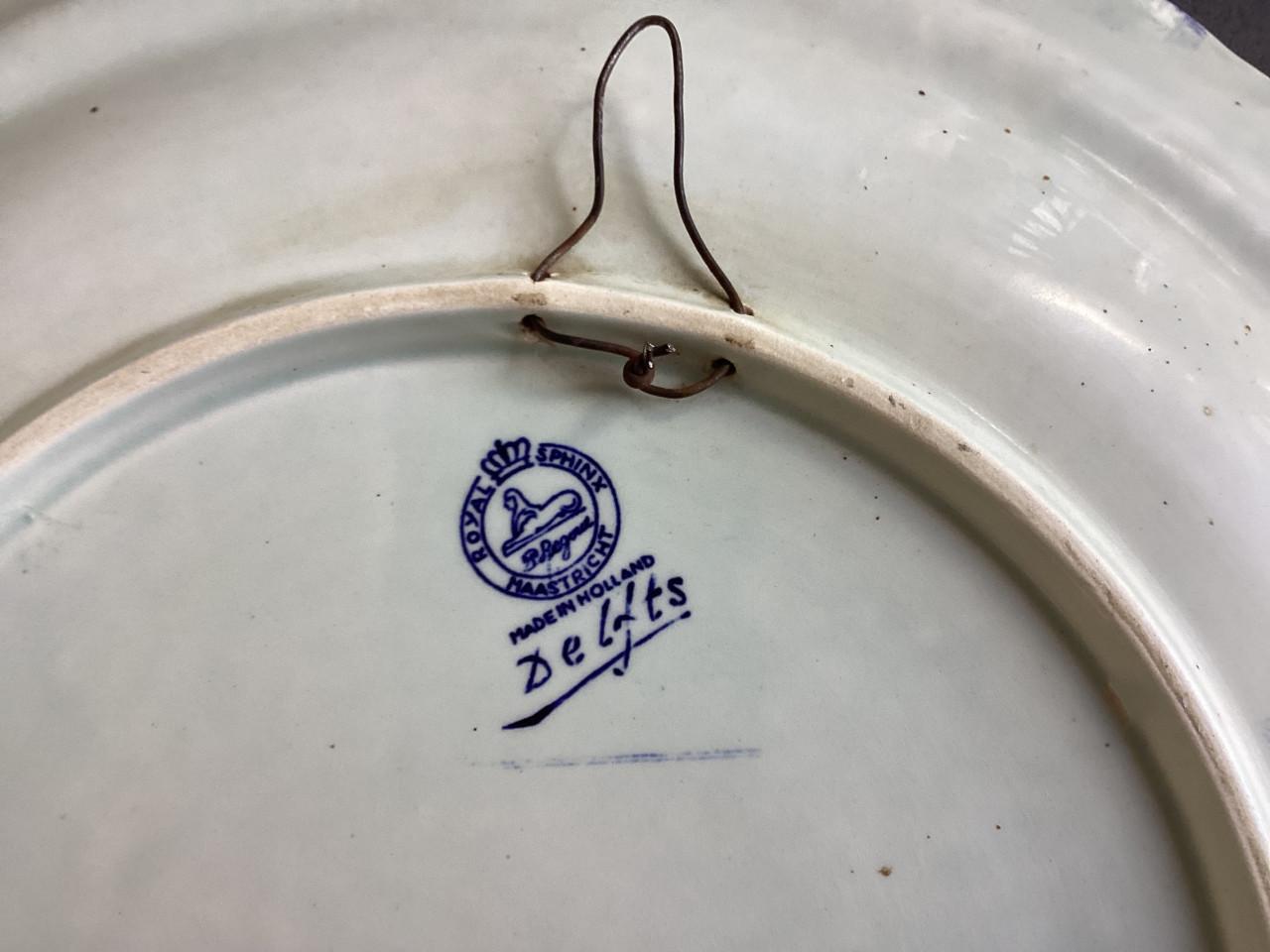 Schotel/Bord . (Delfs Blauw)