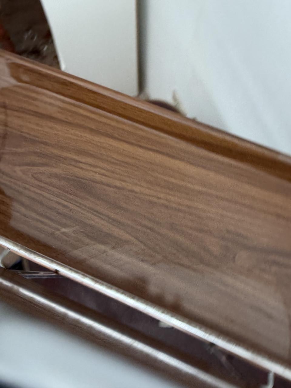 Vintage Dinetti theekarretje – Bruin met metalen frame