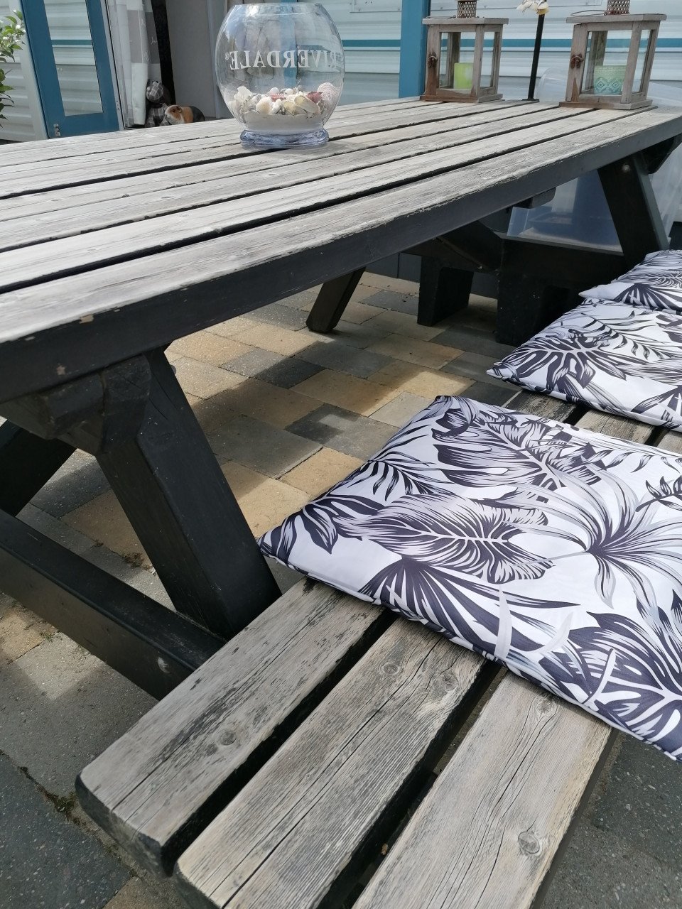 Zware picknicktafel