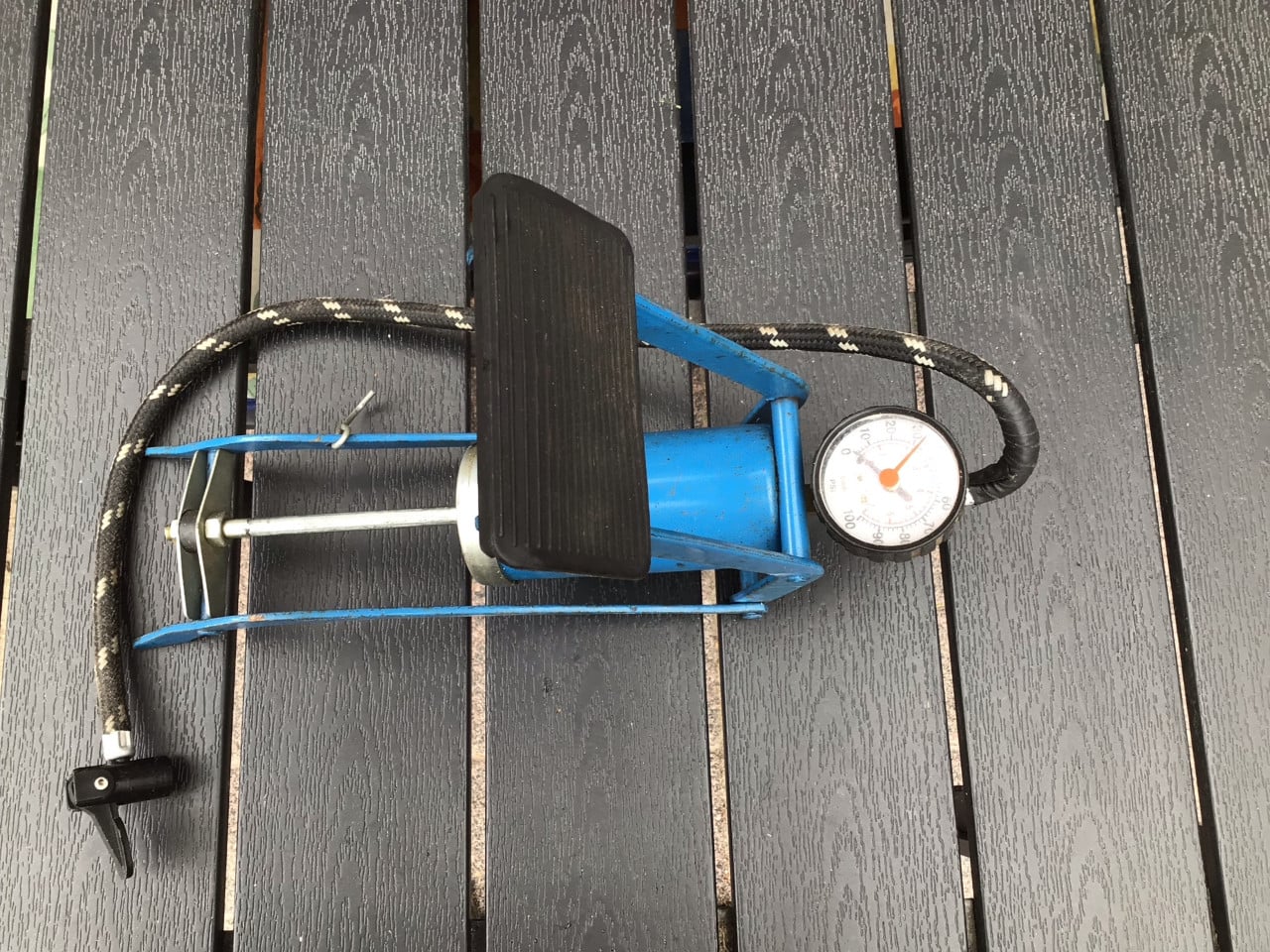 Fietspomp voetpomp