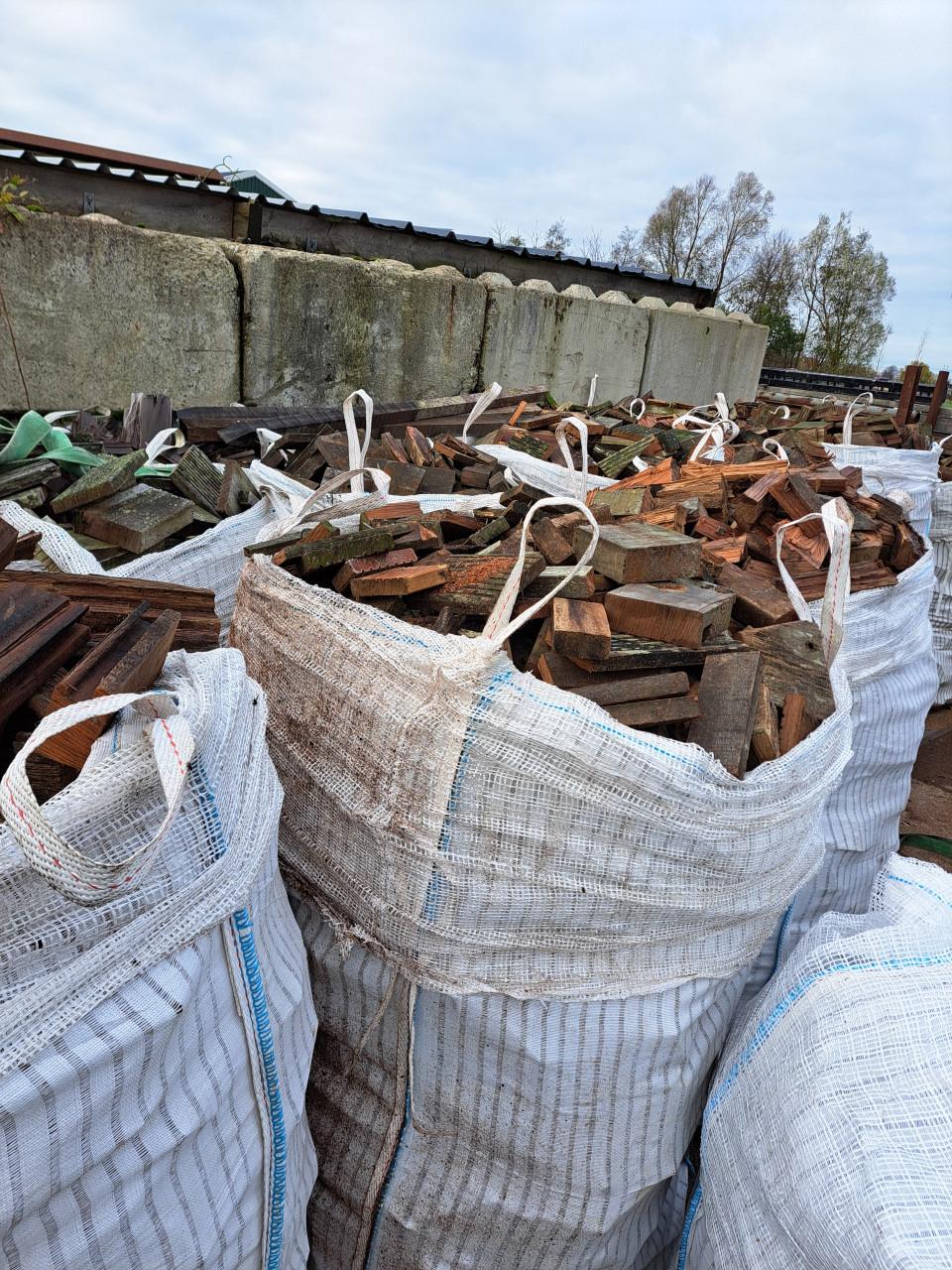 Haardhout in bigbag van 1,5 m3