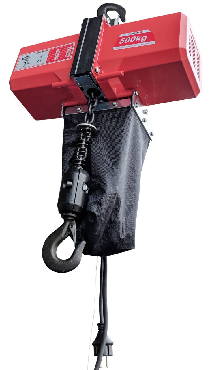 Elektrische kettingtakel, hijstakel, bouwtakel, lier 150kg - 500kg