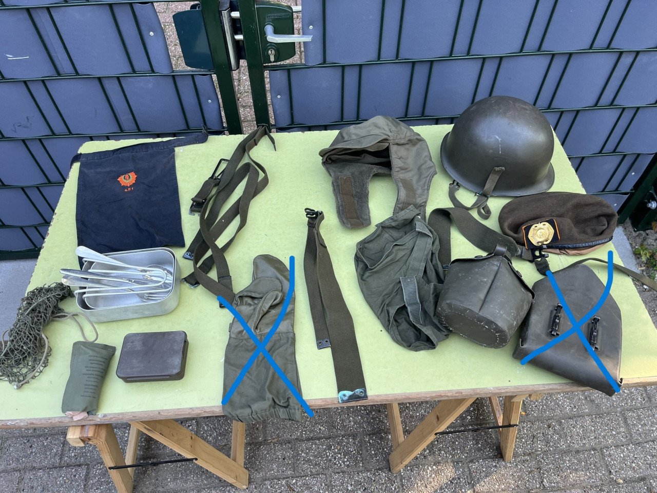 Militaire spullen