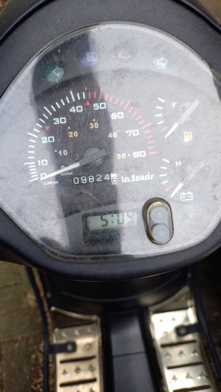 La souris scooter