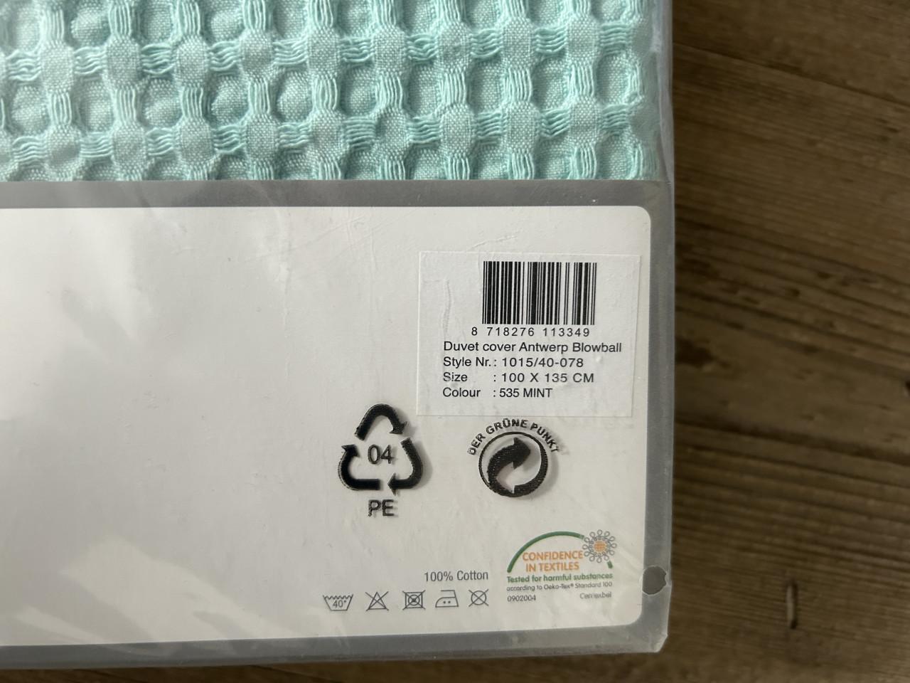 Koeka Blowball dekbedovertrek + kussensloop Mint