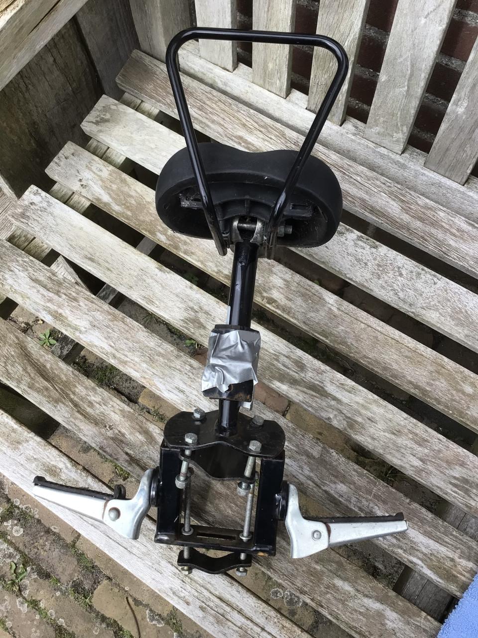 Zadel,op stang stoeltje