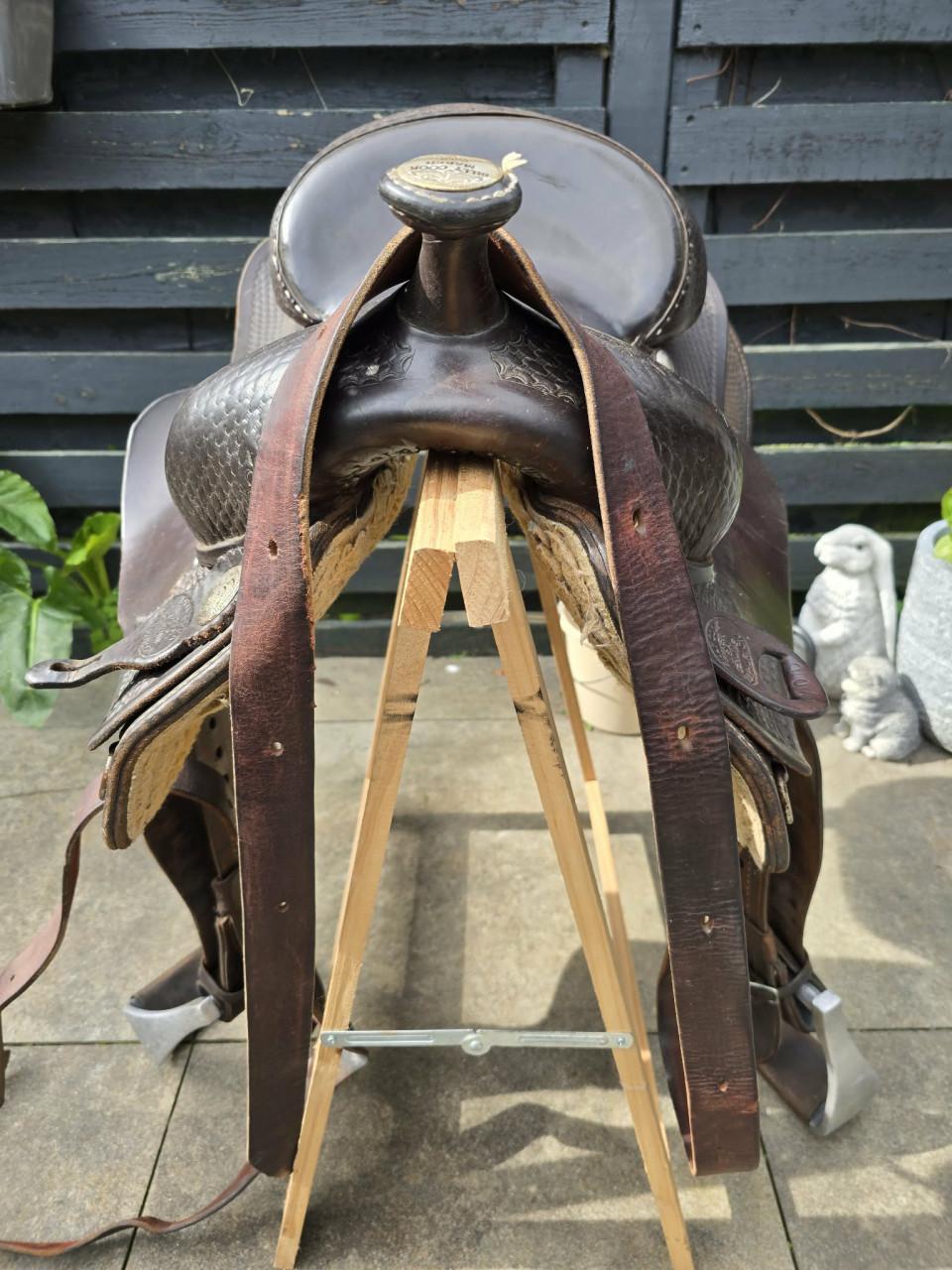 Billy Cook westernzadel (origineel maker Sulphur OK)