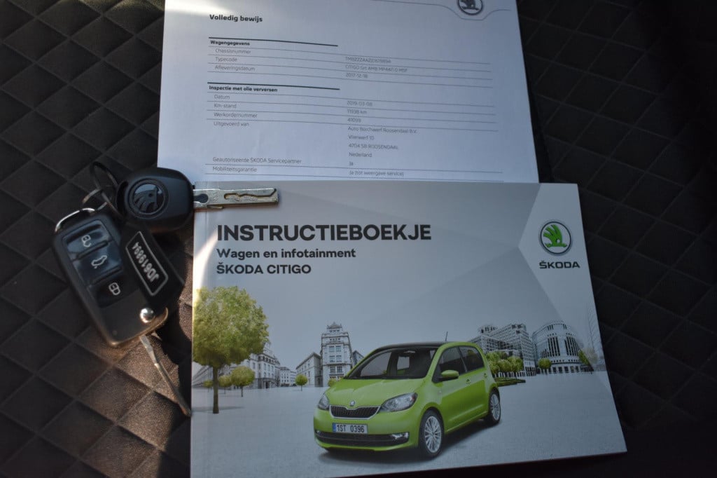 Skoda Citigo 1.0 cruise controle | airco | nap | nl | bluetooth | elektrisc