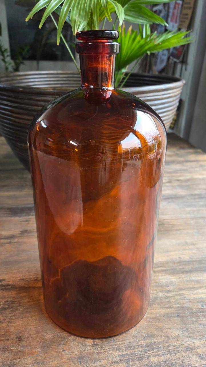 Vintage grote apothekers stopfles