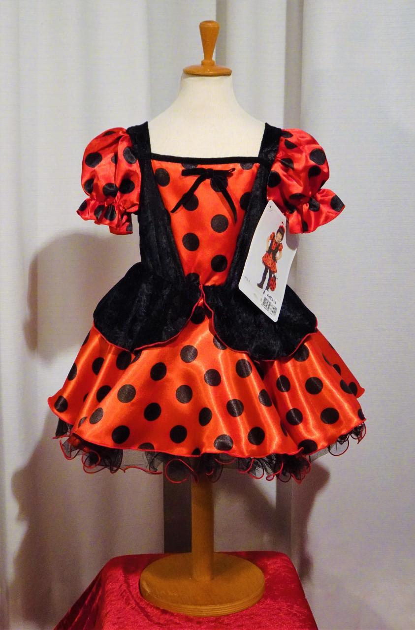 Nieuw Mt. 140-152 Lady Bug Lieveheersbeestje Jurk + Vleugels