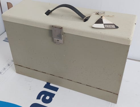 Twinlock Personal File dossierkoffer archiefkoffer vintage