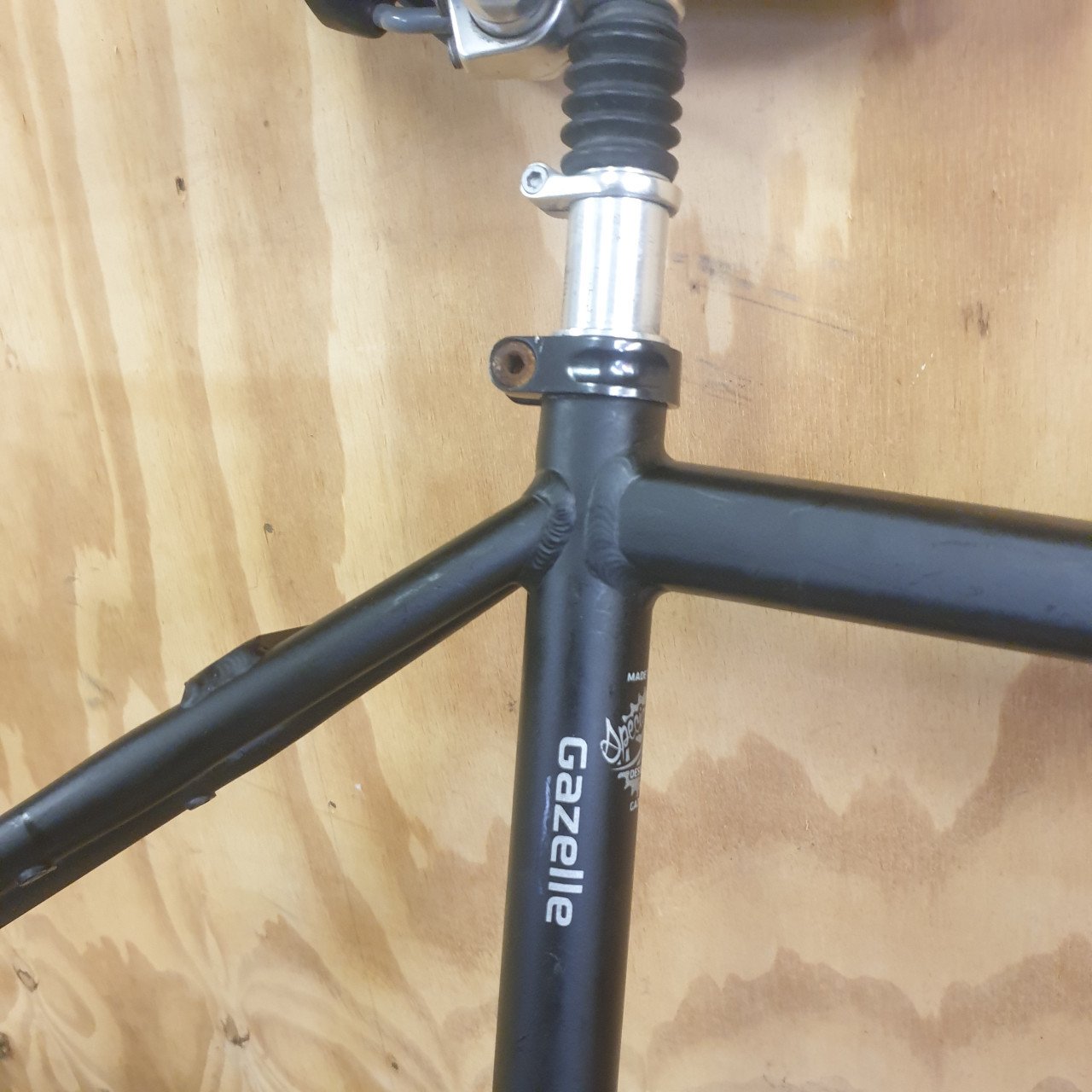 Frame met cranckstel en zadelpen Gazelle Esprit 28 inch