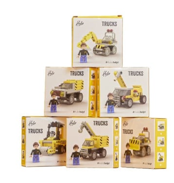 6 doosjes Lego van de Plus