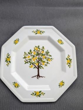 Ontbijt bord Johnson Brothers Ironstone Lemontree