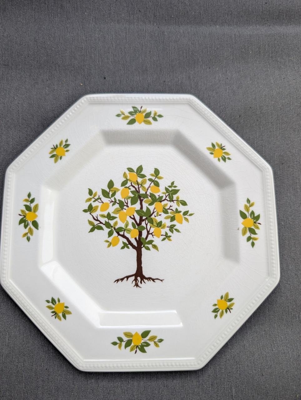 Ontbijt bord Johnson Brothers Ironstone Lemontree
