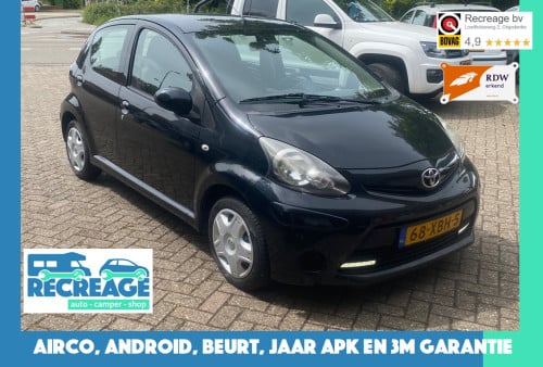 Toyota Aygo 1.0 12v VVT-i Aspiration, jaar APK, 3 maanden garantie, beurt,