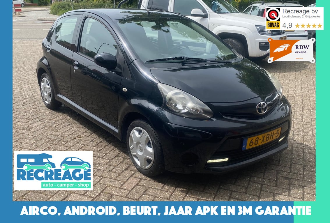 Toyota Aygo 1.0 12v VVT-i Aspiration, jaar APK, 3 maanden garantie, beurt,