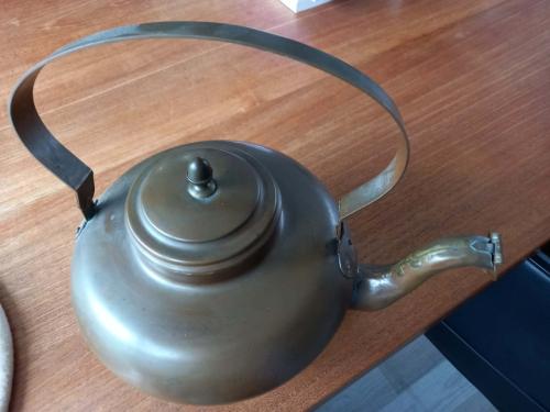 Antieke Koperen Theepot/Waterketel