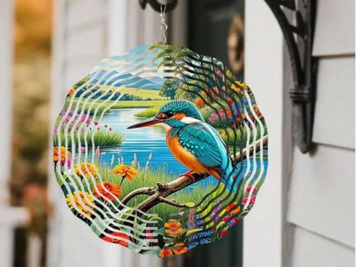 Windspinner 3D ijsvogel
