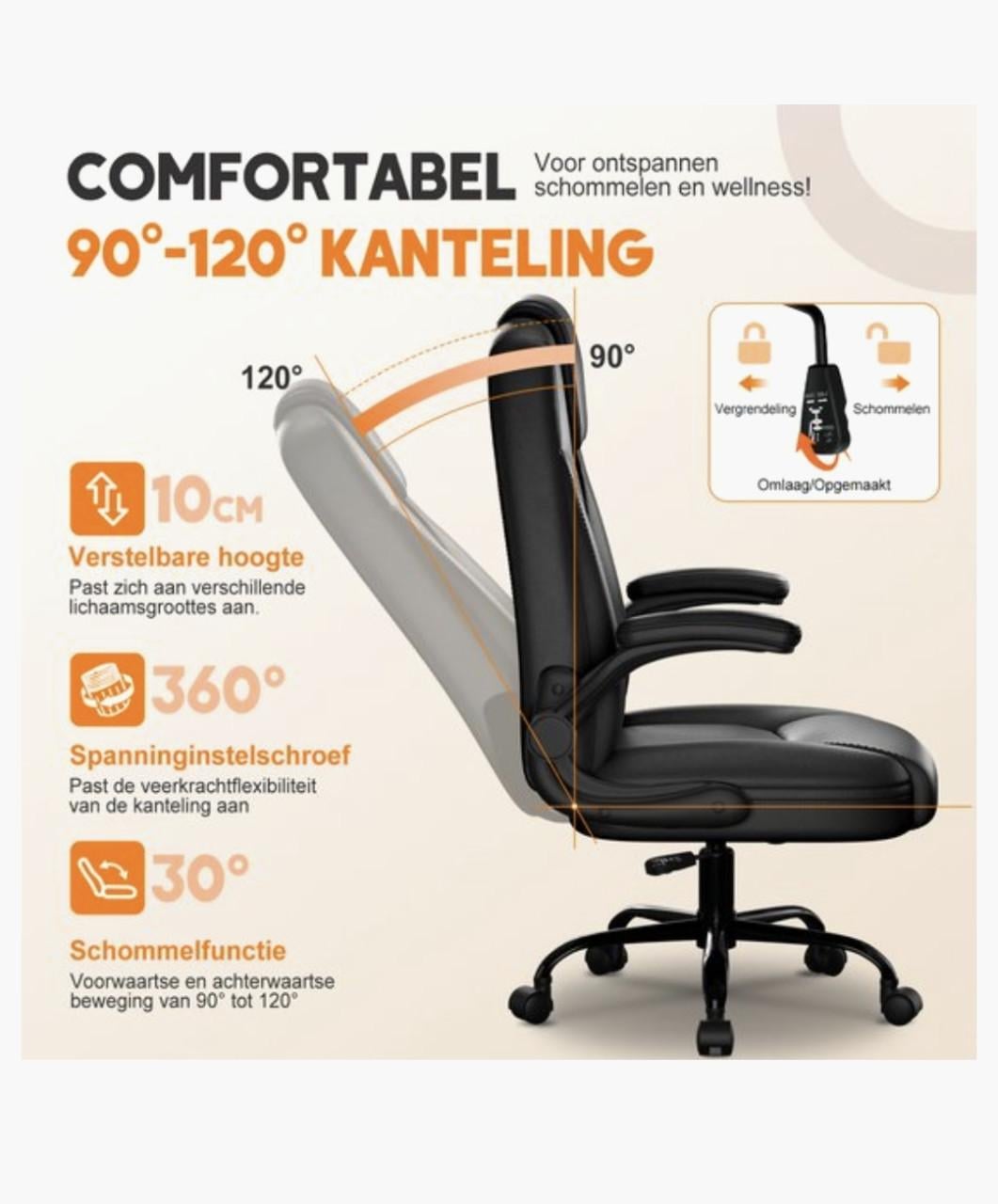 Gereserveerd Ergonomische bureaustoel nieuw in doos