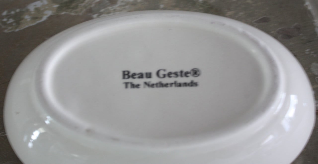 Zeepbakje met rozen