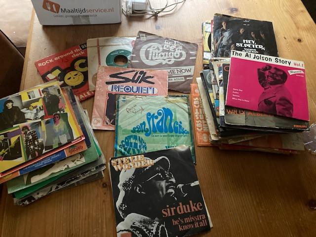 Lp's en singels en cd's