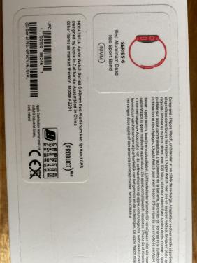 Apple watch rood series 6 40mm