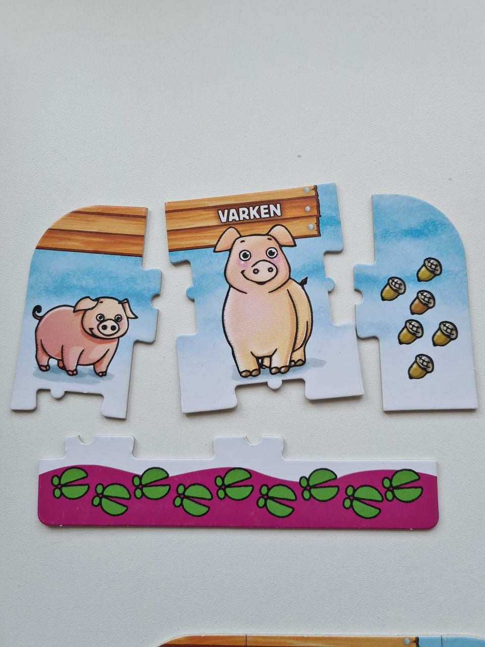 Clementoni Op de Boerderij educatieve puzzelset 3-5 jaar