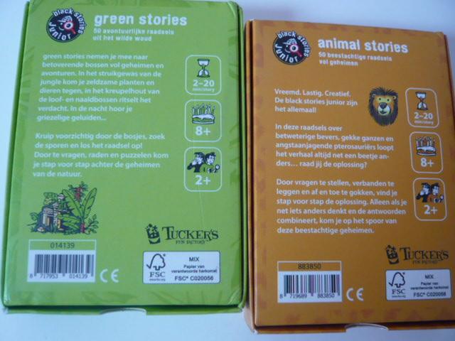 2 NIEUWE KAARTSPELLEN NIMAL STORIES EN GREEN STORIES